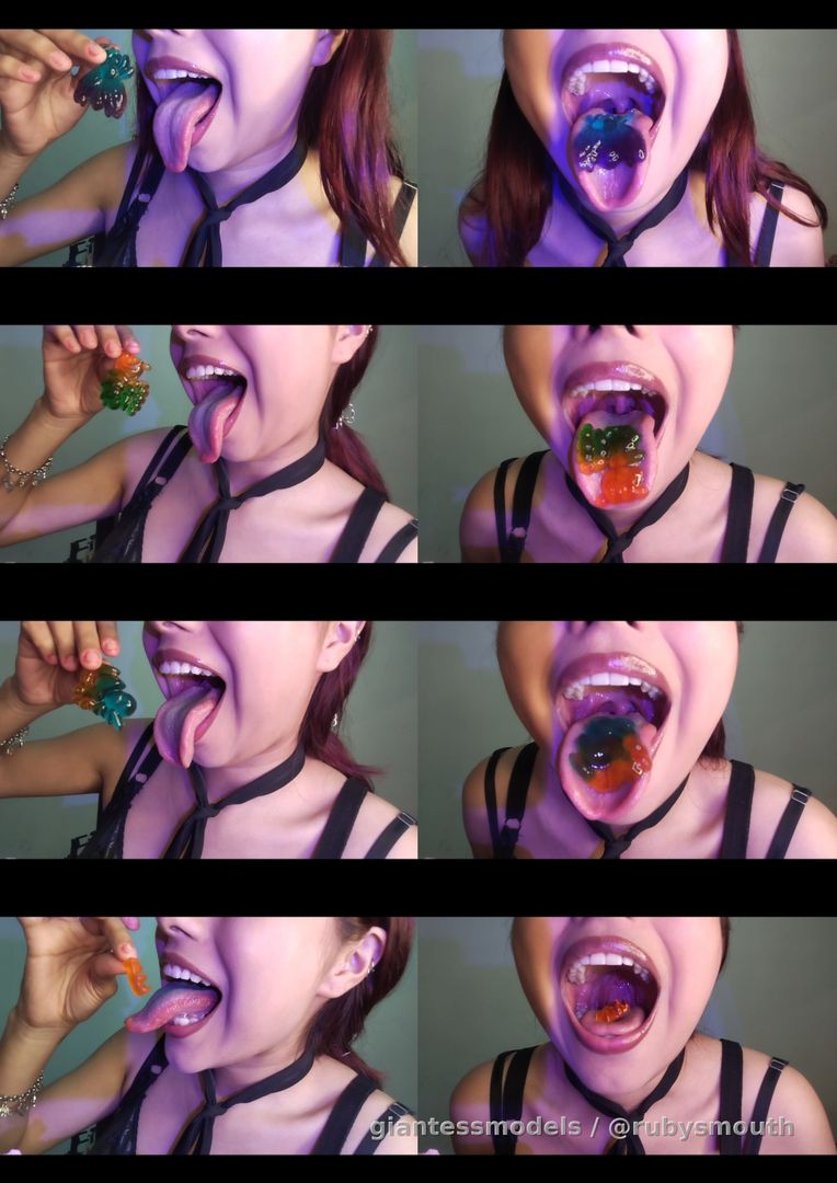 In this video a tiny guy watches me while I do an ASMR swallowing big insect gummies 💗
He didn't know that he would be the next to enter my stomach.... (14 minutes)

#vore #asmr #mouth