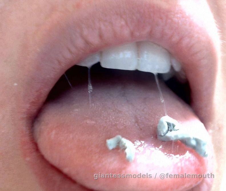 Angie's first LEGO wheels crushing attempt! As you can see, her MOLARS are fucking HARD DAMN IT!!! Those plastic parts are totally unusable after a single BITE!!!