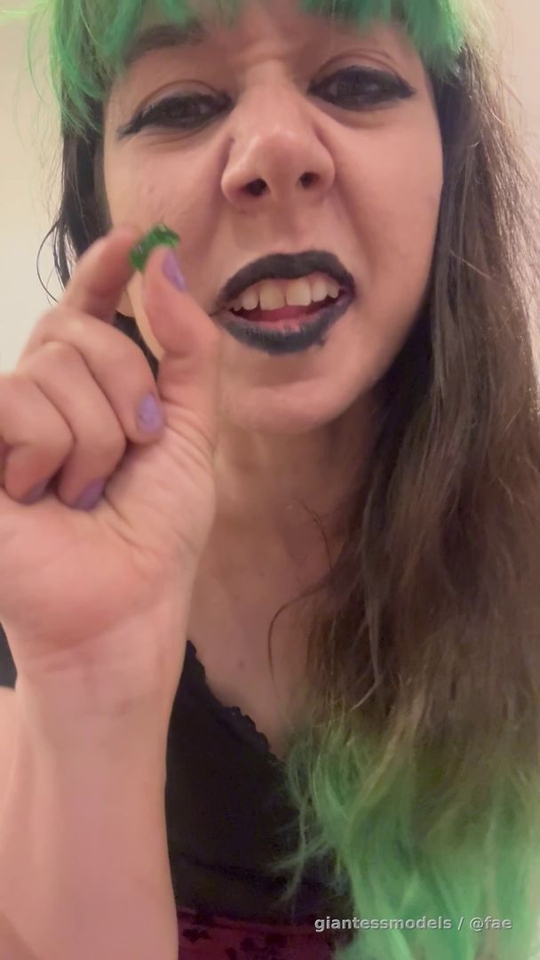 Playing with gummy tinies