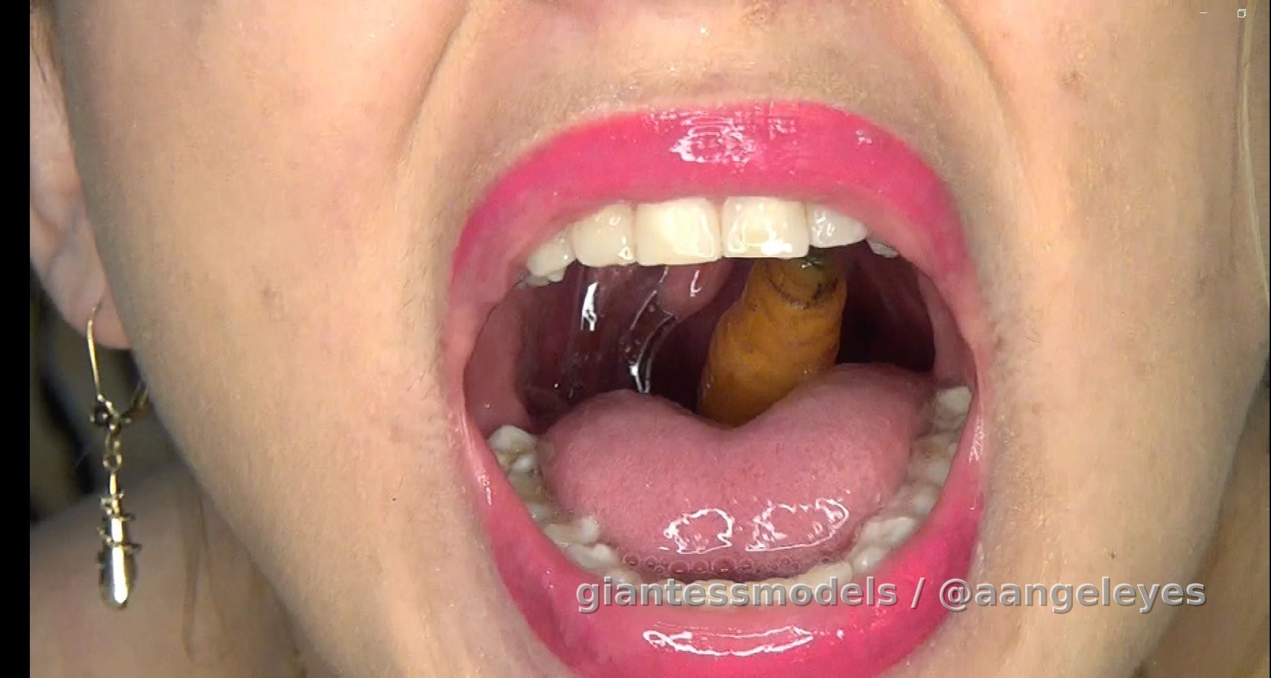 I swallowed extreme hard carrots whole!!