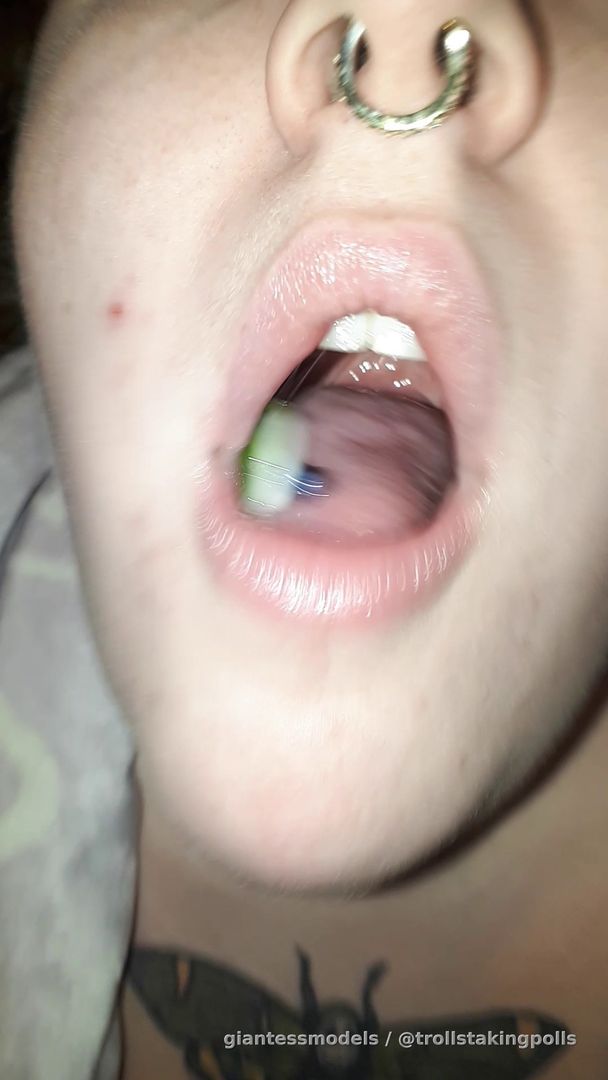 Swallowing 3 large gummies