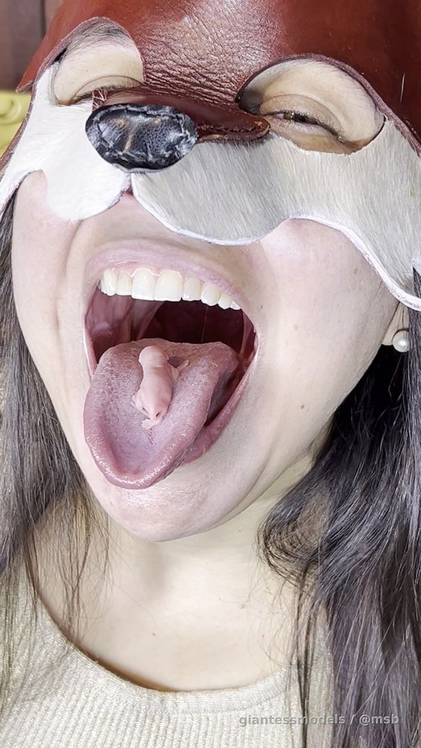 I'm having so much fun swallowing it!