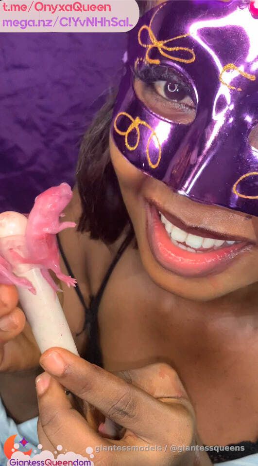 Queen Tia Returns For an Even Better Vore Disposal Two Pinkies

Petite Queen Tia is back and outdone herself in this new video. She teases two sneaky pinkies, sucking on them like a popsicle, drowning them in her saliva filled mouth, swallowing them one after another letting them explore the inside of her body. She then poops them out and digs to find their clear remains, showing them to the camera

Video Length: 24:51
Video Price: $200