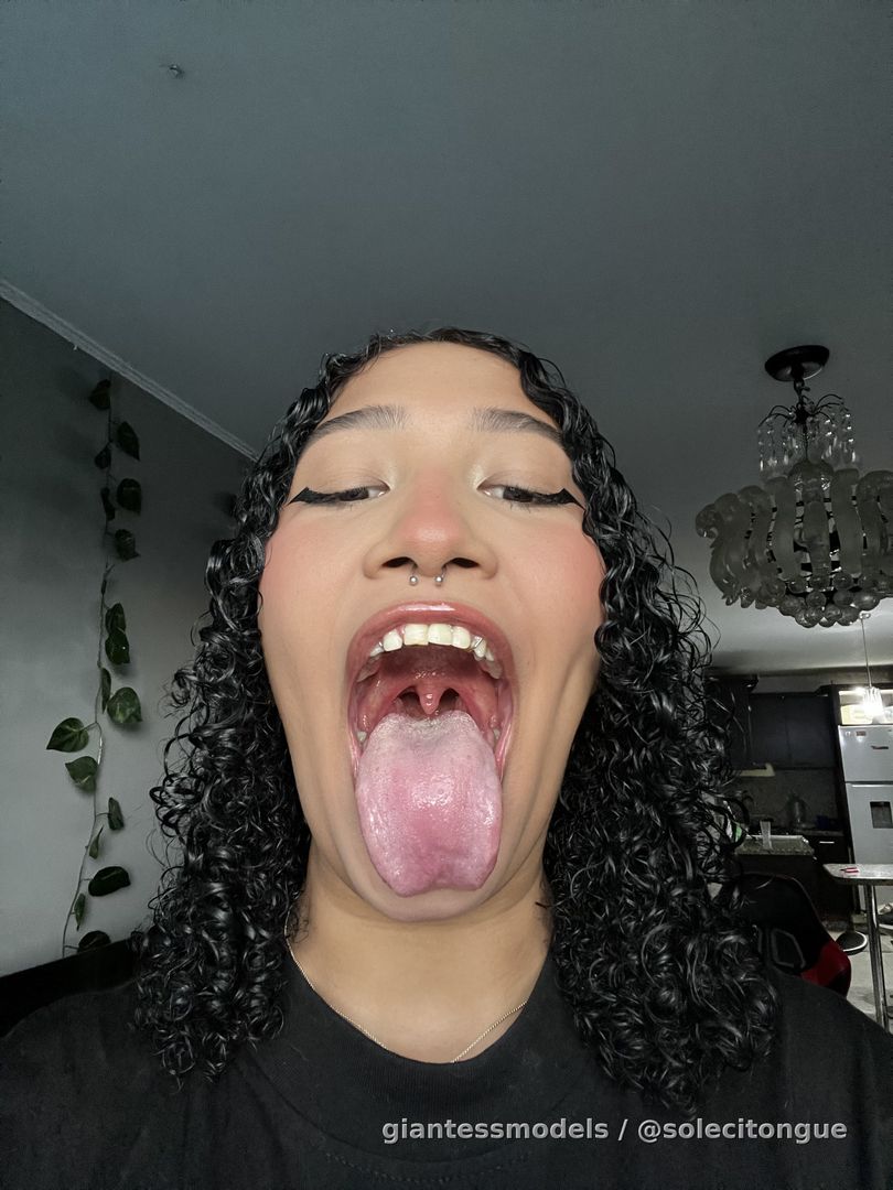 My long tongue 