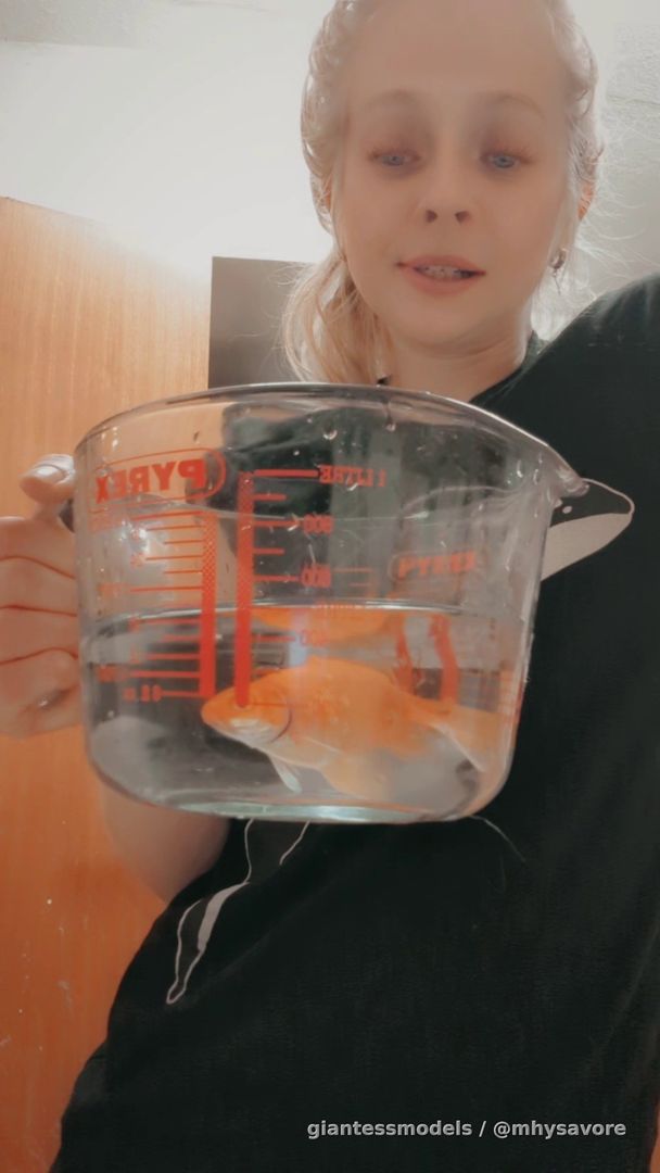 I think he's settling into the fact he will be consumed in my belly