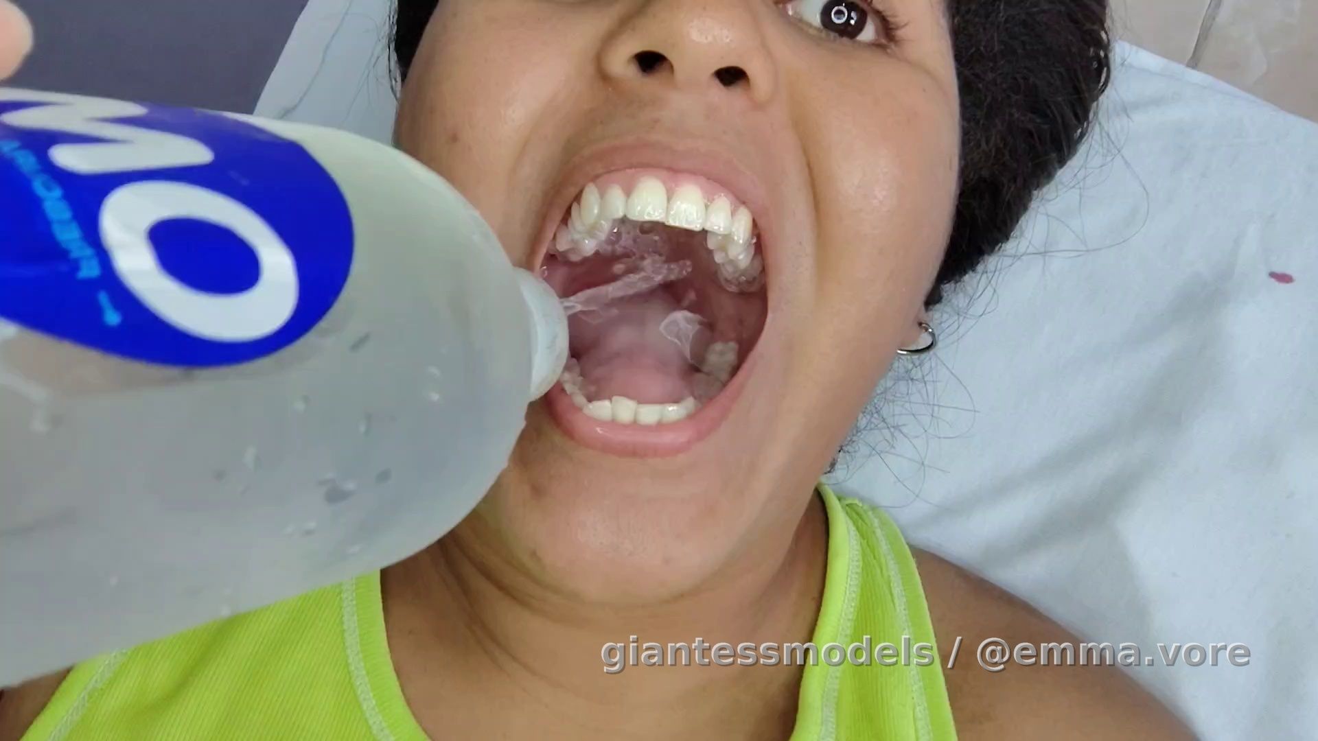 Swallowing a gallon of water