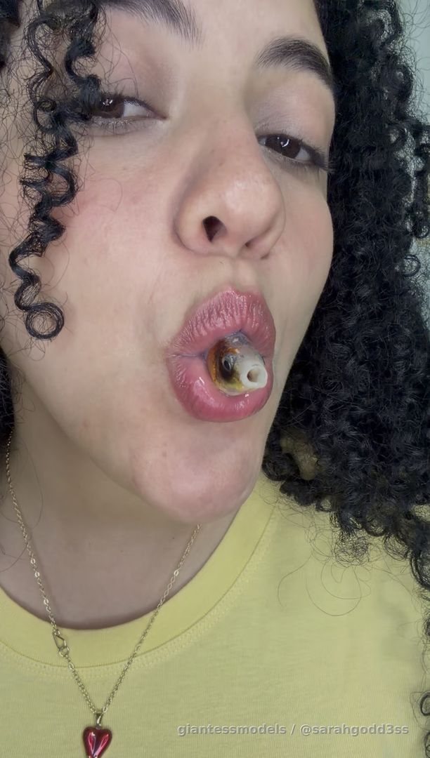 4 big fishes being swallowed so easily 😋