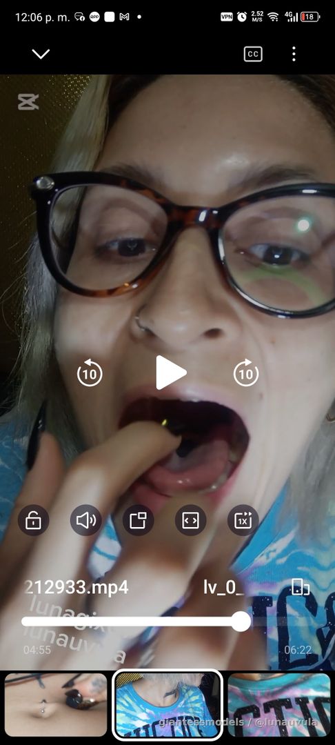 I swallow various objects , tongue mouth saliva 