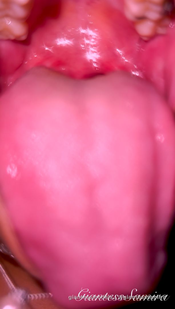 Giantess Samira licks her tiny, crushes him with her tits, seduces him and devours him.