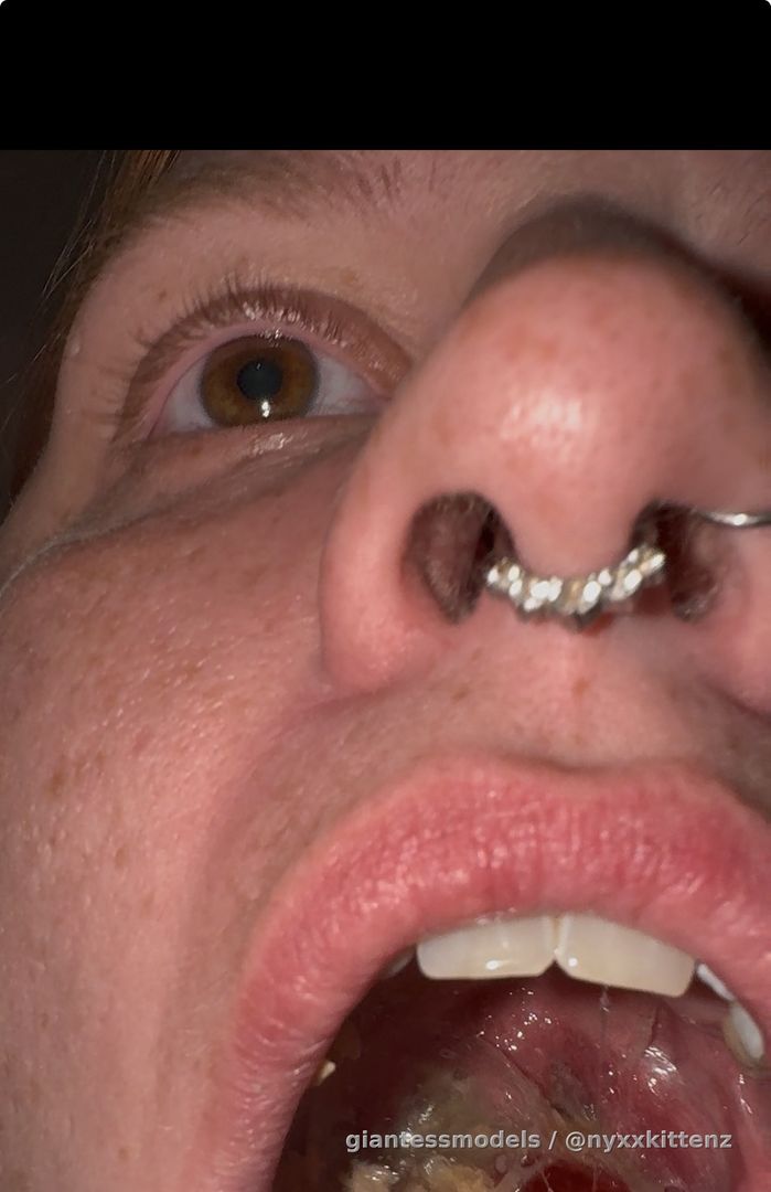 ✨I flex my throat and try to swallow two gummies… last one results in a mouth full of vomit✨