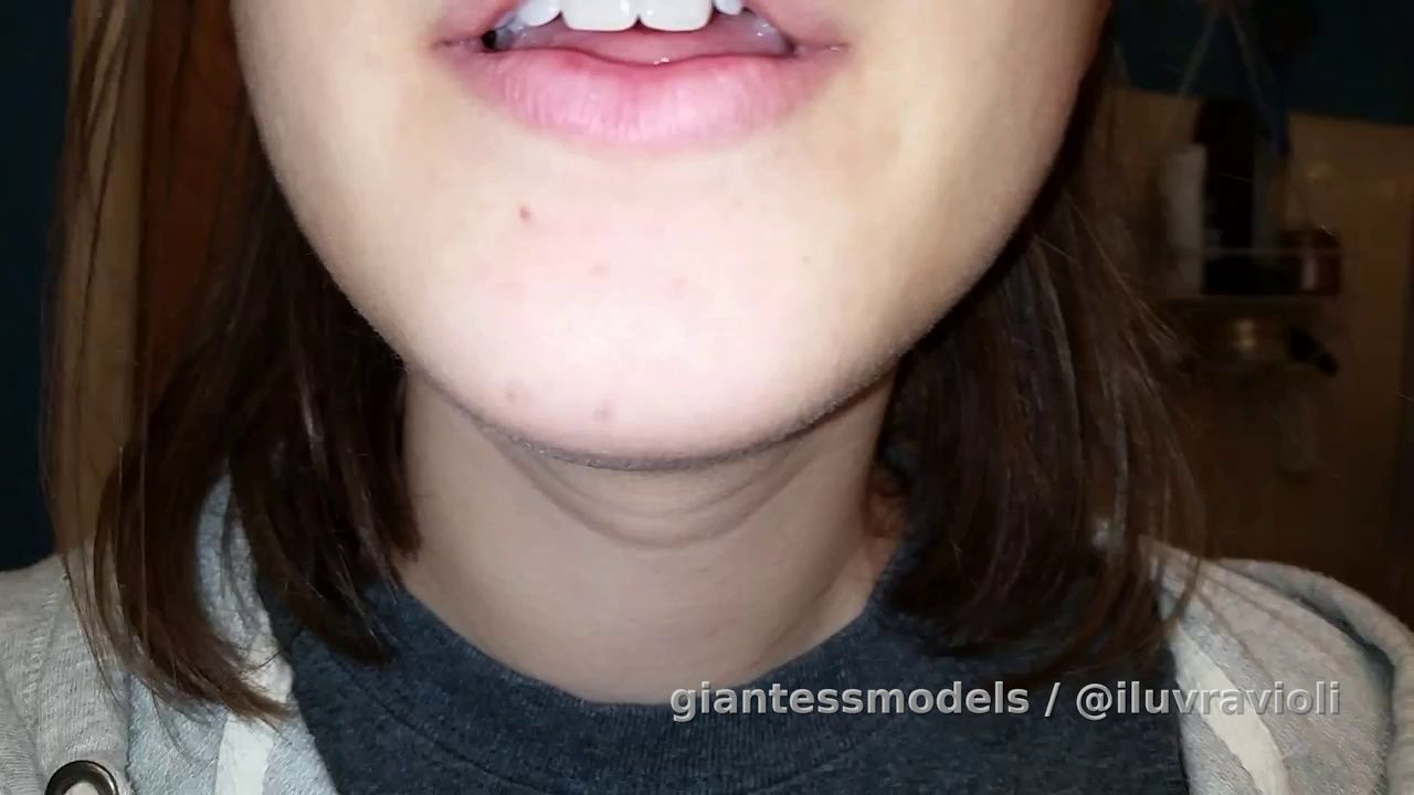 My mouth with hiccups