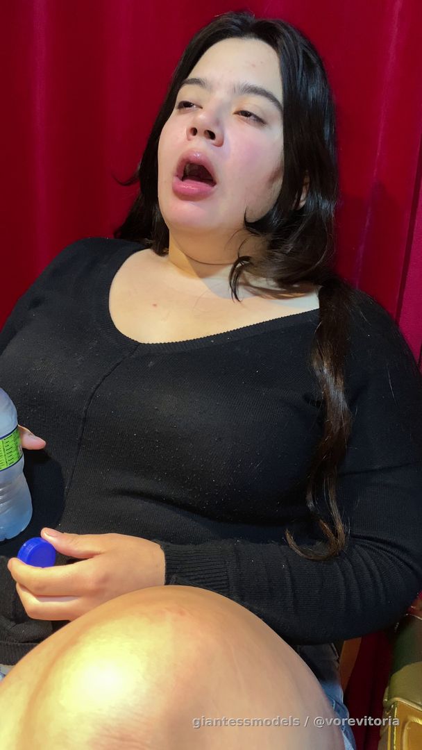 I got so full with more than 100 gummy worms get down my throat after I did some customs. 

It was so dificult to not burp LOL

