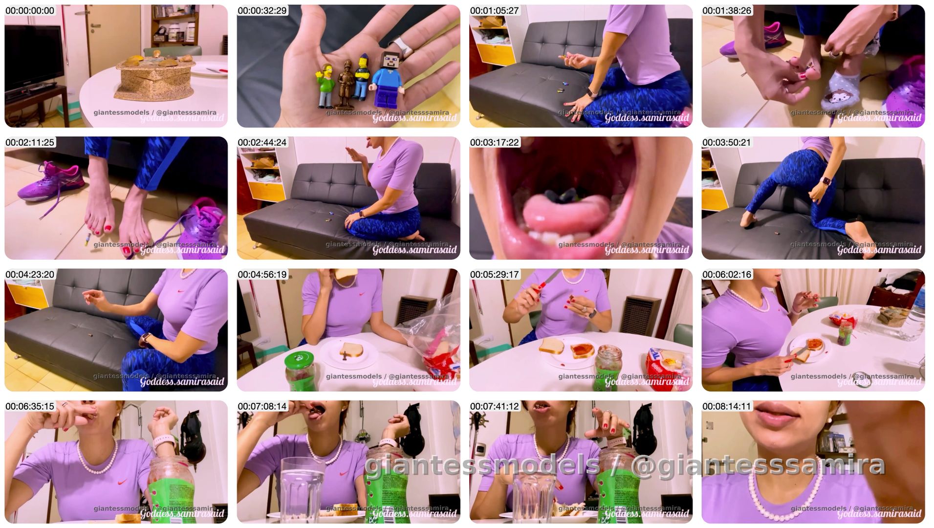 The destiny of each tiny is decided by the dice thrown by the Giantess Samira😈