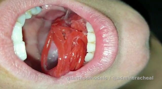 Swallowing different candies