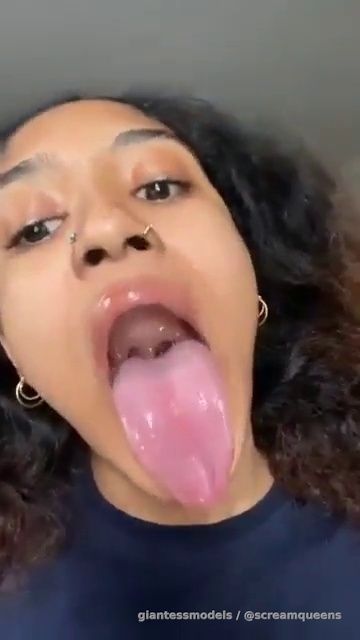 Super Sloppy Dirty Talking Spit Fetish + Insanee Uvula Wildd Tongue Vibez