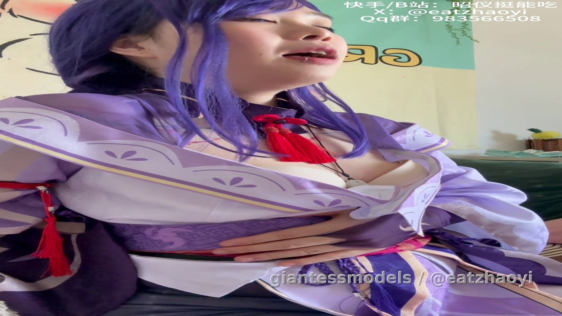 完整完整入腹雷电将军➕腹痛演绎➕Cos雷电将军服饰妆造➕内窥带腹鸣心跳台词➕吞胶囊小人看其在胃里状态➕倒看喷门跳动喝水➕幽门滚动按动胃部鼓包➕全长30分钟