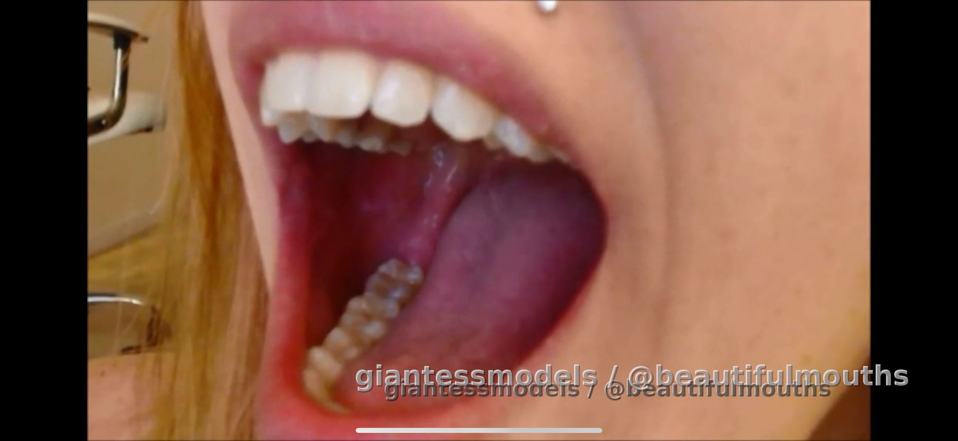 Mouth fetish deep throat