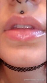 Girl gulps down 2 Ants with Water. 