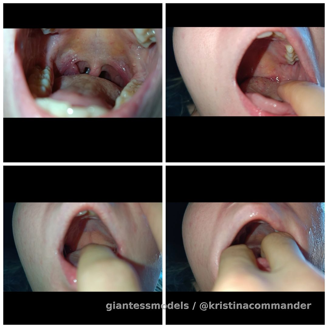 Play boy fingers with throat, touching tongue + savils drooling (video 2 mins)
