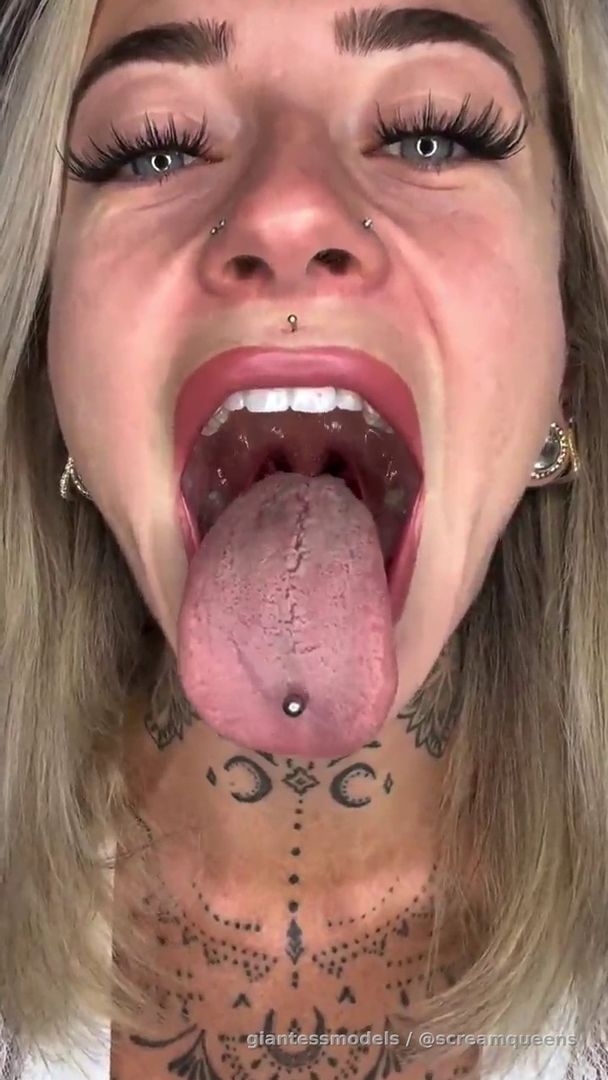 Gagging Sloppy Mouth Huge Uvula Viewz