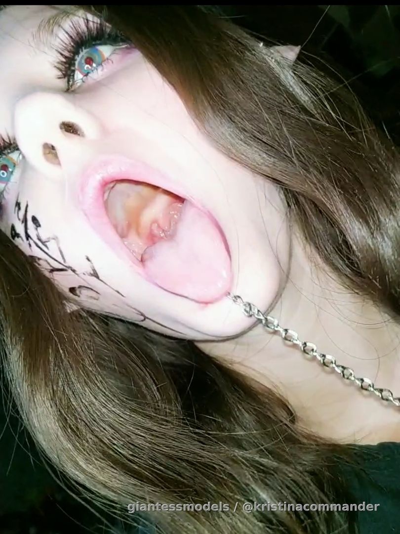 Throat goth elf (video 1 min)