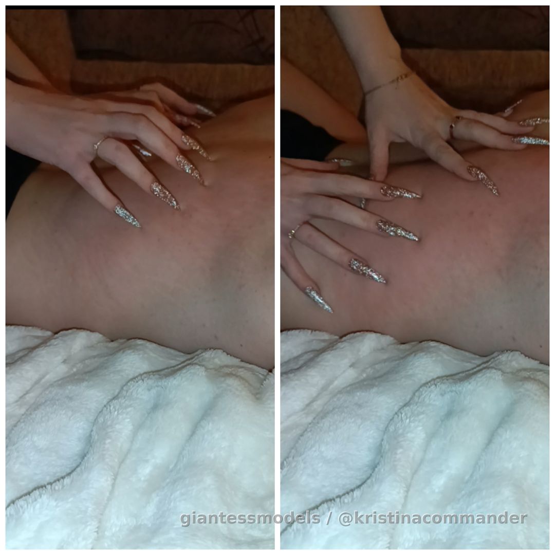 Scratching back color nails (video 2 mins)