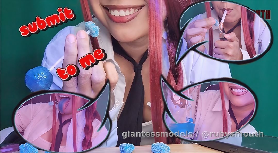 Makima subduing tinys vore (1 part)
The devil hunters were late to my meeting..... They deserve to be punished and subdued by me.

Serve me well and entertain me before you become my food.
Vore/dialogue/destroy you/belly/burps