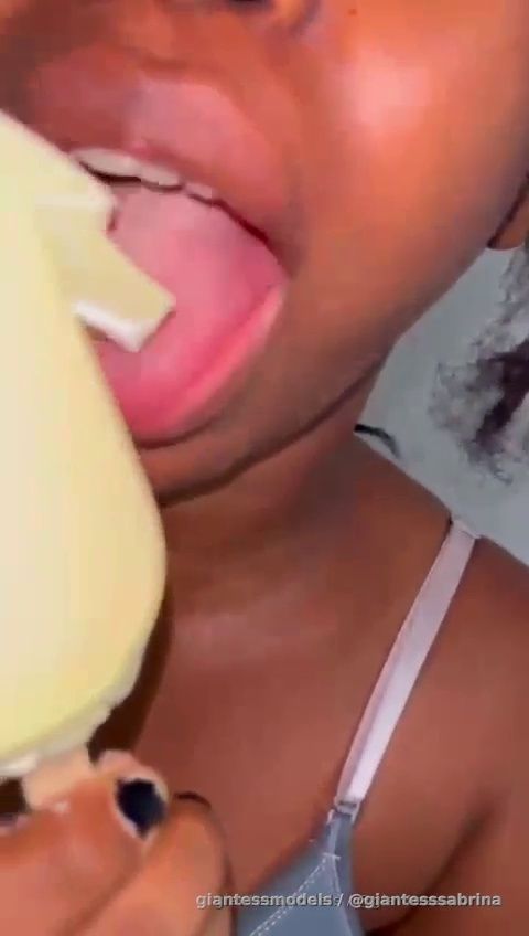 Come lick and suck 🤤 ice cream 🍦 with me 😋