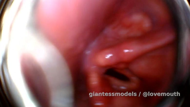 Girl doing gastroscopy