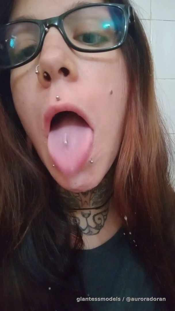 playing with my tongue