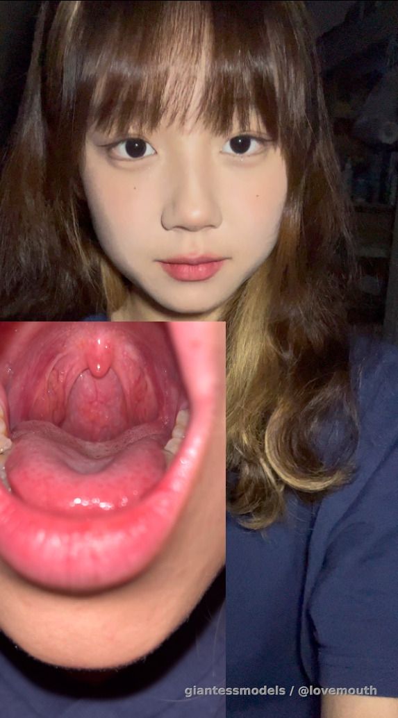 Beautiful girl's mouth
