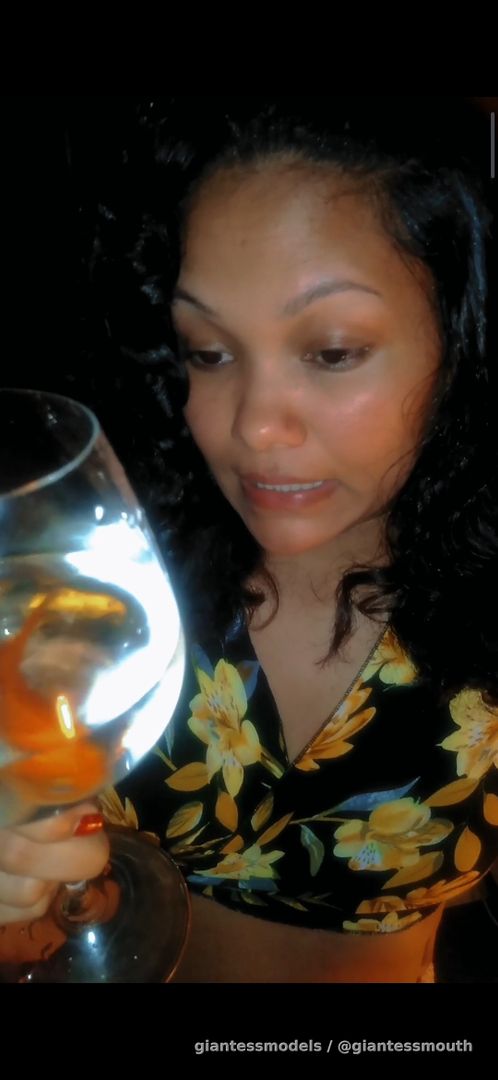 Lots of big fish swallowed by cute girl