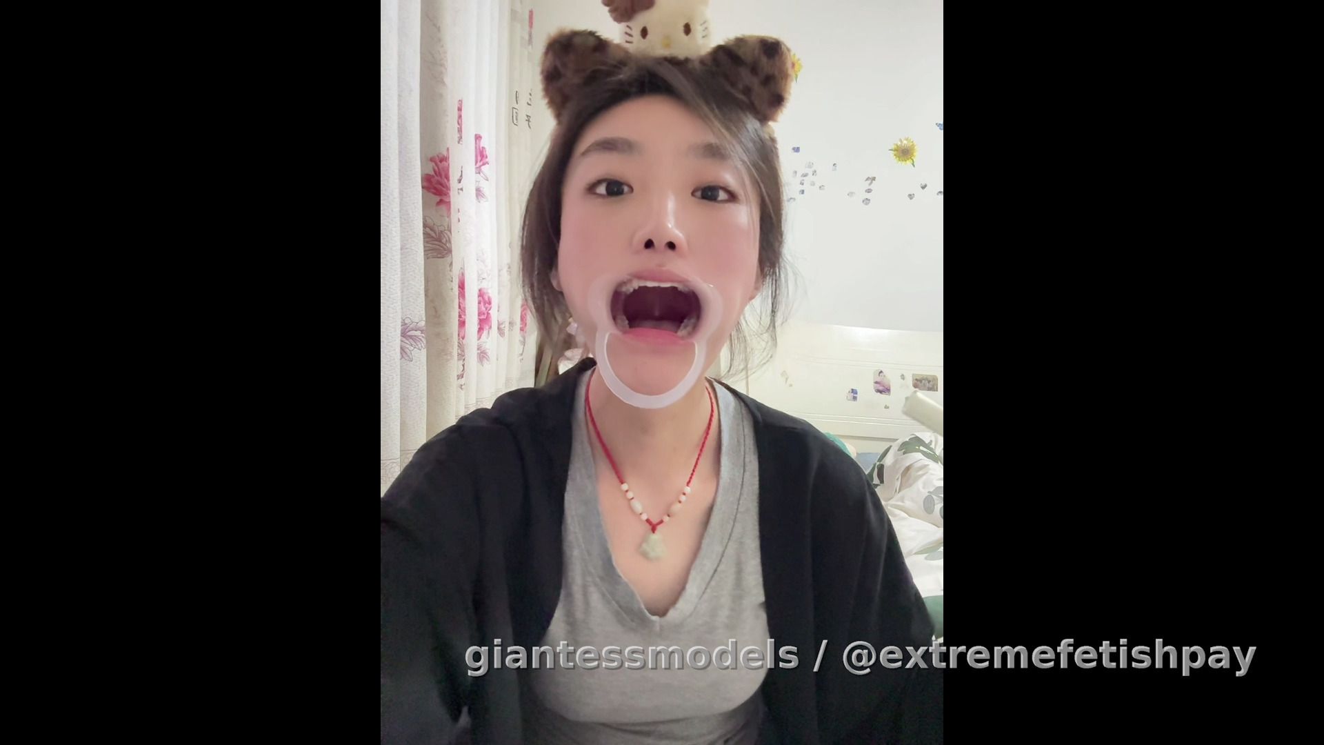 lots of gagging with large tube