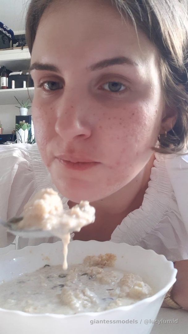 Watch me eat oats and cream