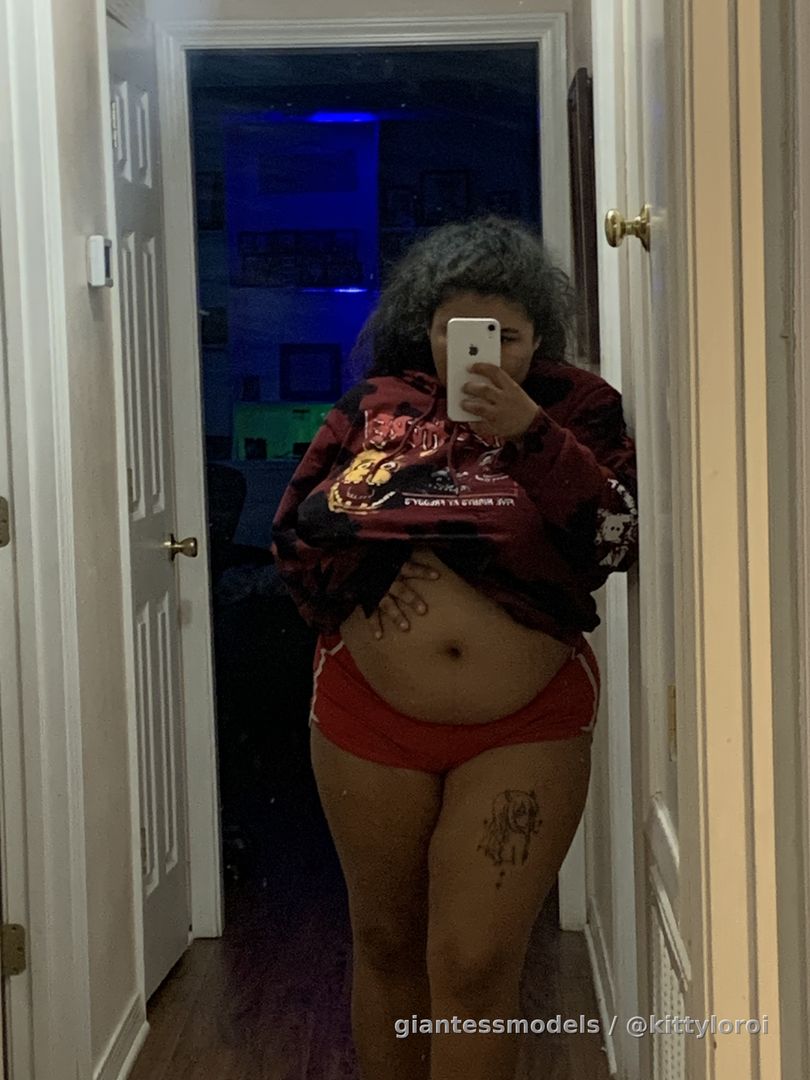 Burping and showing off my bloating belly