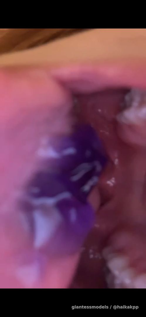 Giantess mimi swallow jello