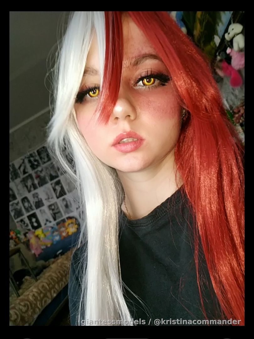 Throat Todoroki chan from anime hero academia ( video 1 min )