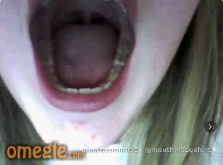 Old Omegle Video 315: Closeup Tour