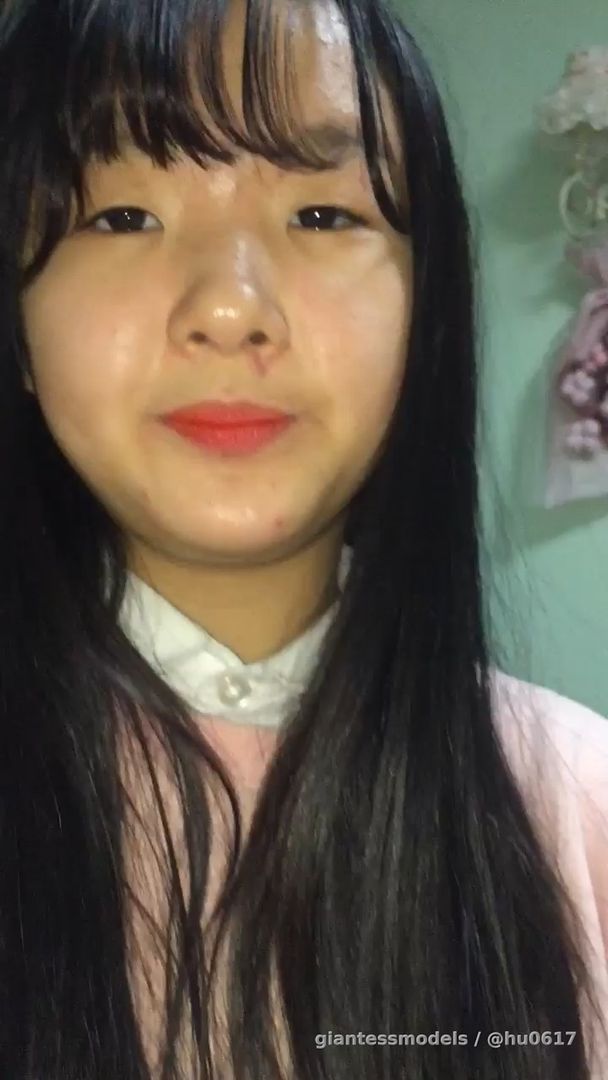 Korean cute girl mouth