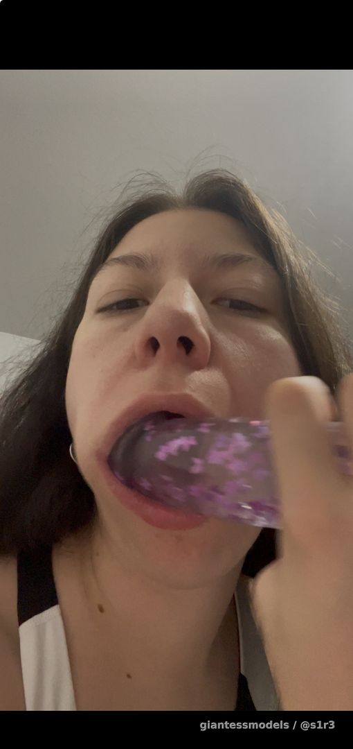 3 min DILDO SUCKING! 