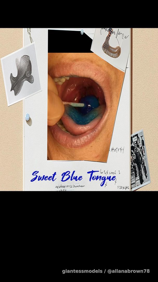 Blue Lollipop Vibes 💙

Welcome to Blue Lollipop ASMR! 🍭💙

Watch as the bright blue candy slowly changes everything with its vibrant color.

Look at how my uvula looks, the grooves on my tongue, my saliva turning blue, and my teeth too. Playing with my saliva was so much fun. Ohhh, look at my neck when I gag. Wow! You can see my tonsils completely... I really enjoyed making this video.