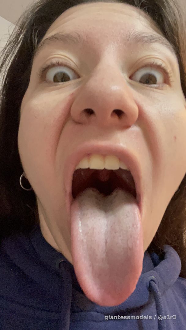 3 min white tongue content! Hehe