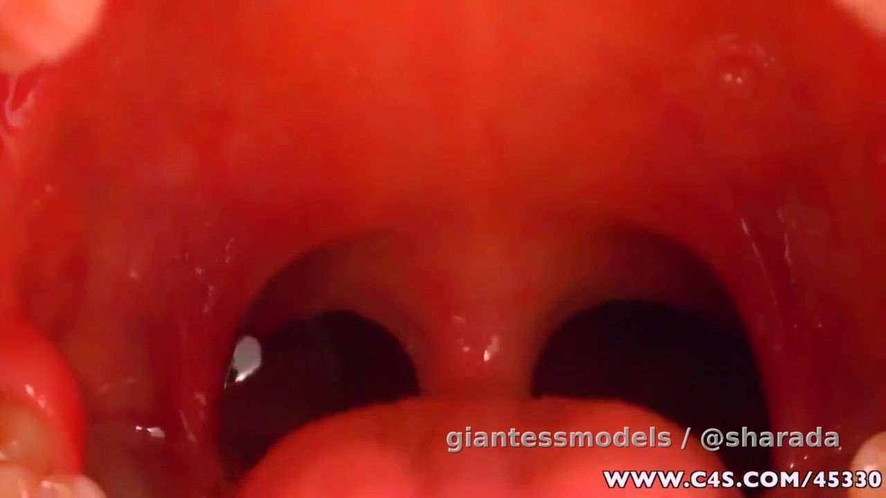 Deep in her throat