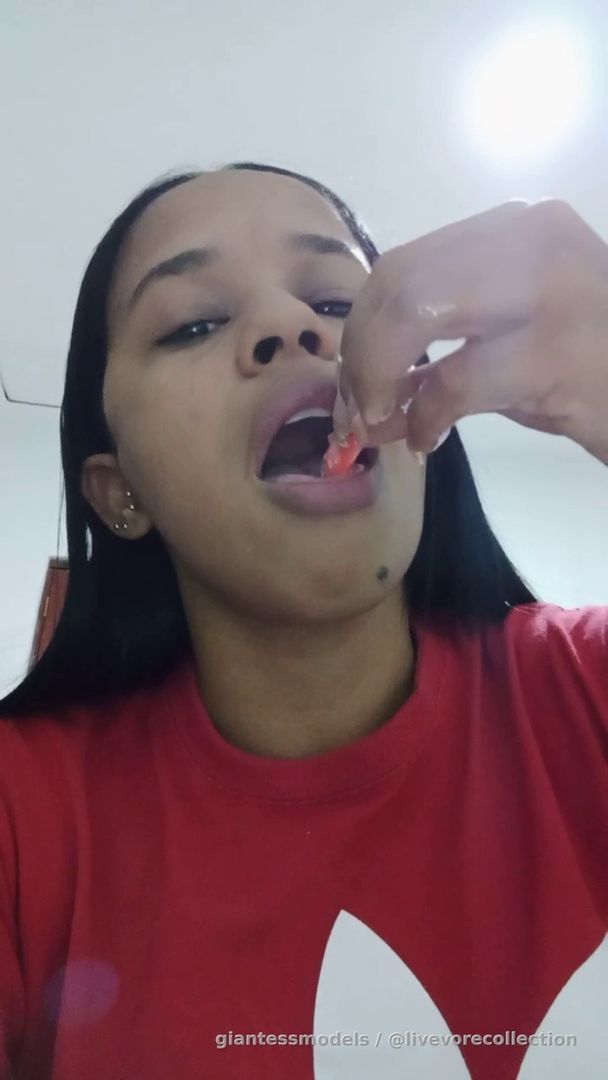 Giantess vores fish