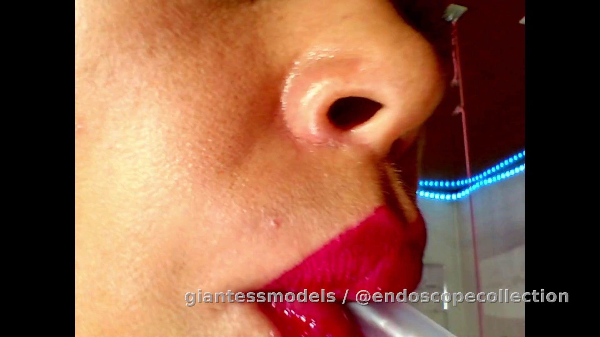 Giantess endoscope water vore