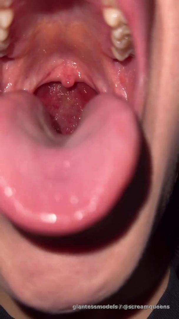 Outstandingg Close Up Uvula Show