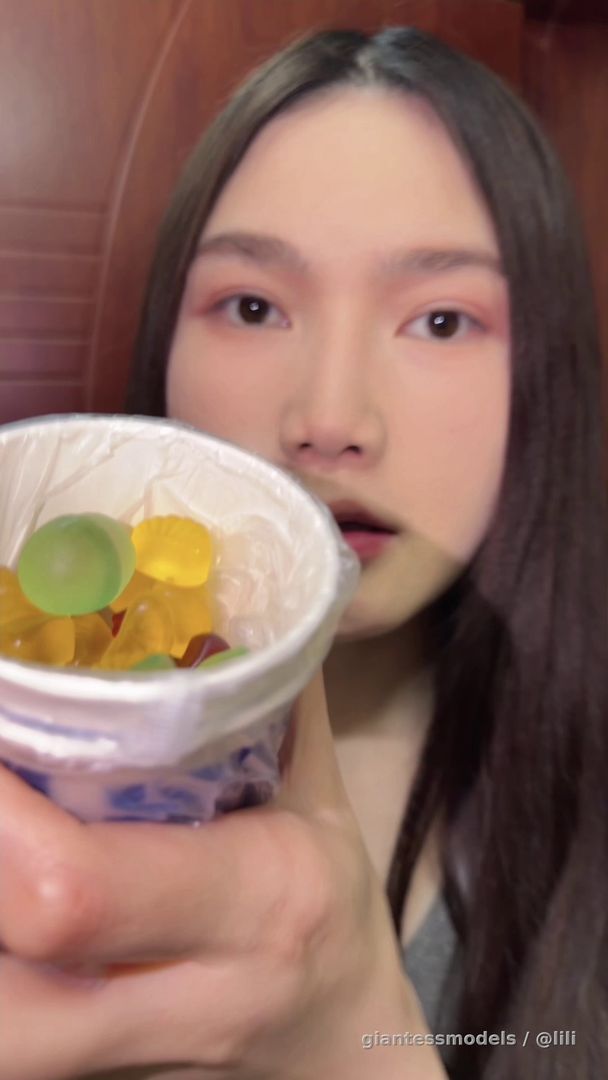 Swallowing gummy marbles