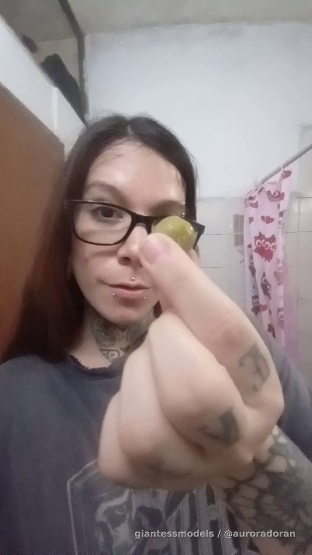 Olive swallowing