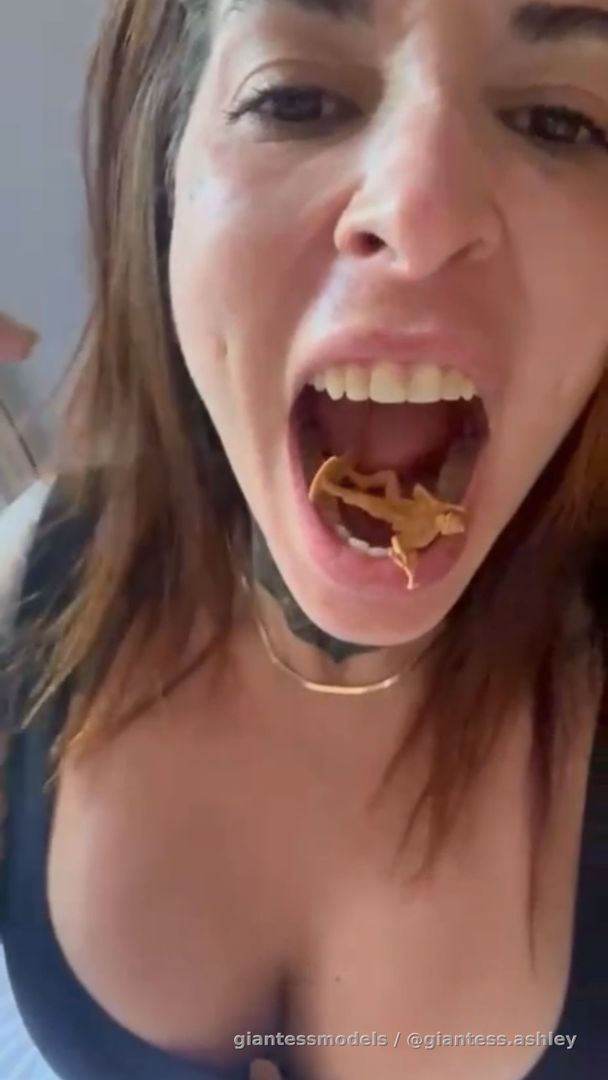 Your giantess Ashley is invaded by tinys (giantess, unaware, vore, buttcrush, fart, etc)