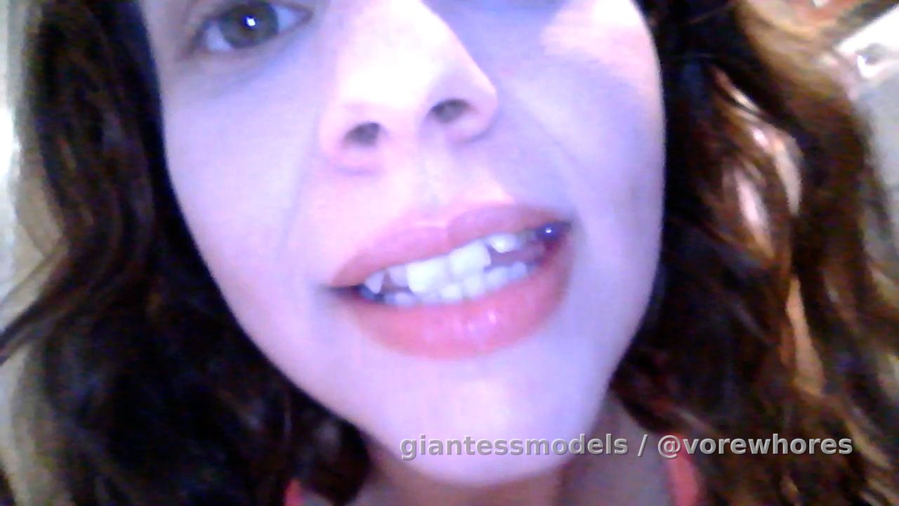 Valv38 – Valerie Giantess Vore Endoscope POVs – Valerie keeps you under the sink in the bathroom, and it’s play time. Valerie opens the cabinet where she keeps you, and she immediately starts to tease you with her mouth and throat. In the end, you get swallowed. The end.